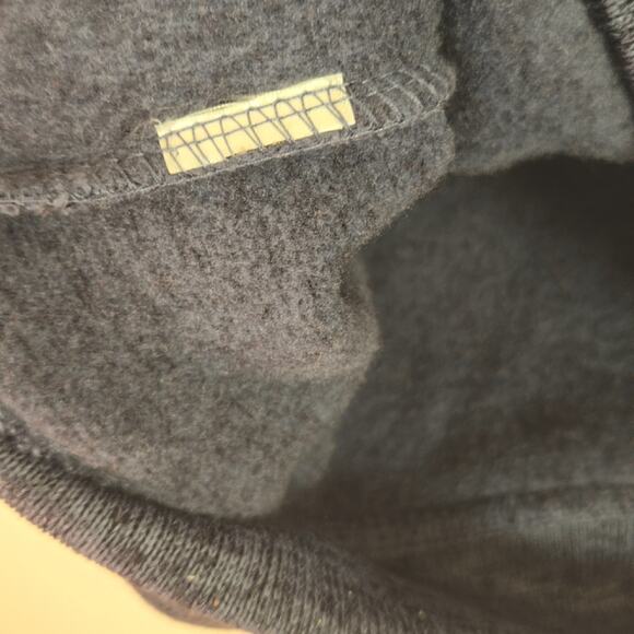 Blue women's fleece Hoodie - Picture 3 of 5